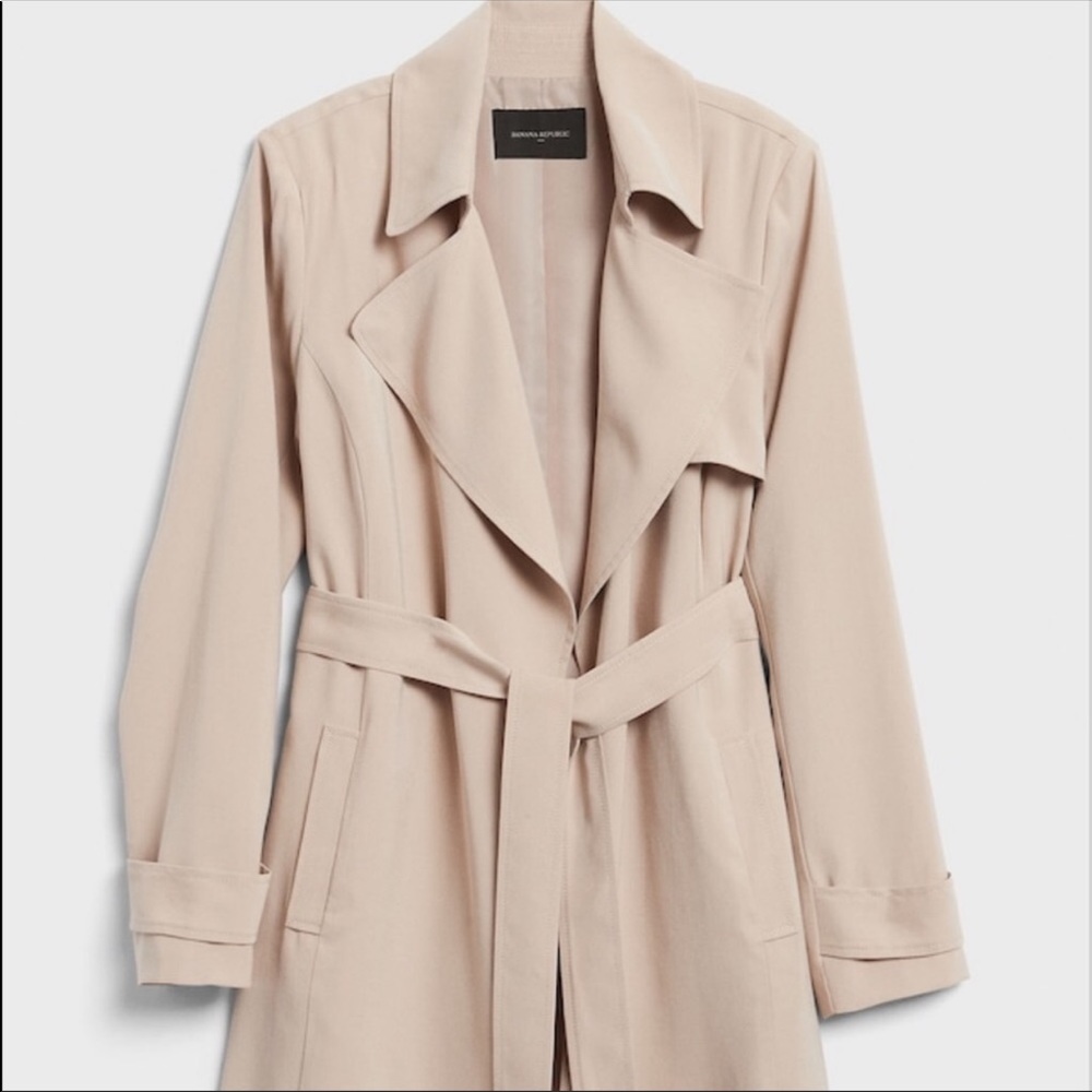 NWOT Banana Republic Autumn Soft Trench Coat